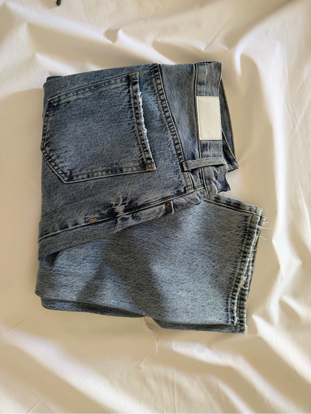 Pistola Light Blue Button-Fly Jeans